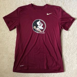 Nike DRI-FIT FSU short sleeve shirt -Size L